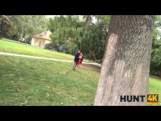 hunt4k. man makes pregnant wife strip down and get humped