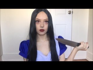 what will she do with this knife? korpsekitten - evie blooper compilation cosplay cosplay anal anal pussy cunt teen asian slut sex big ass milf