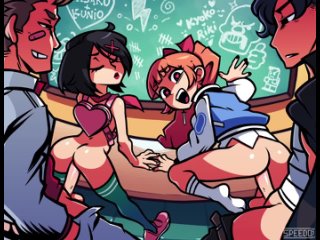 speedosausage (speedoru) - kyoko and misako	[river city girls] / hentai porn